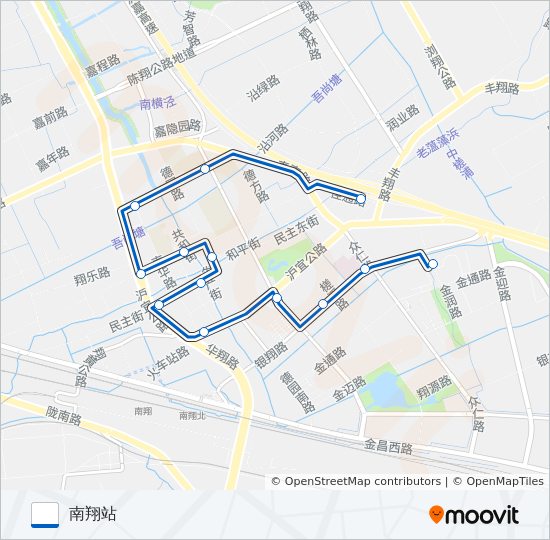 南翔5路 bus Line Map