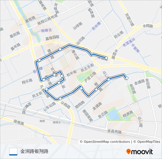南翔5路 bus Line Map