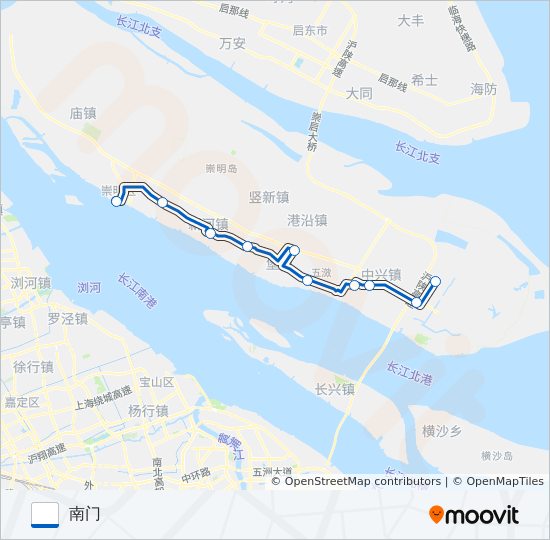 南裕专线 bus Line Map