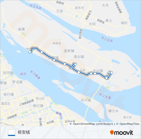 南裕专线 bus Line Map
