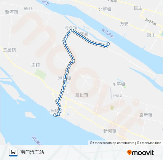 南隆专线 Bus Line Map