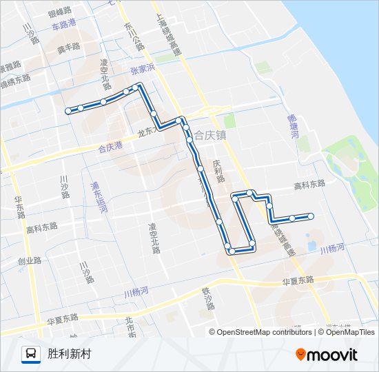 合庆2路 Bus Line Map