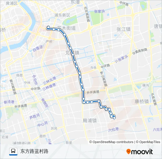 周康9路 Bus Line Map