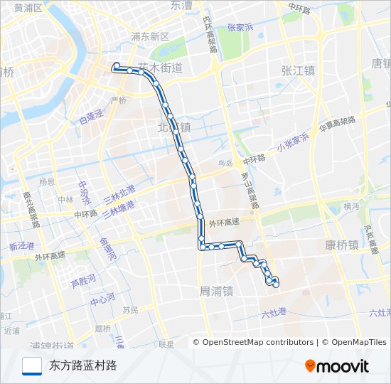 周康9路 bus Line Map