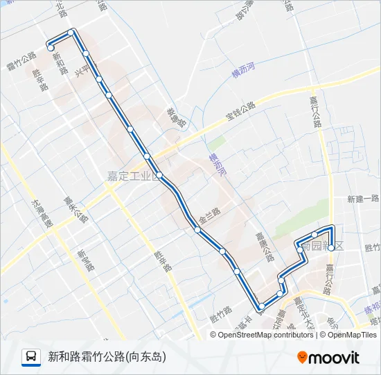嘉定7路 Bus Line Map