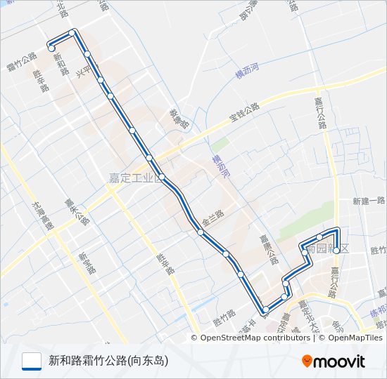 嘉定7路 bus Line Map