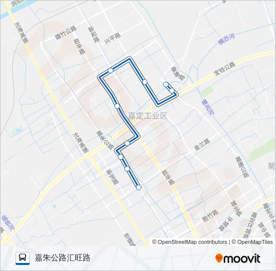 公交嘉定8路的线路图