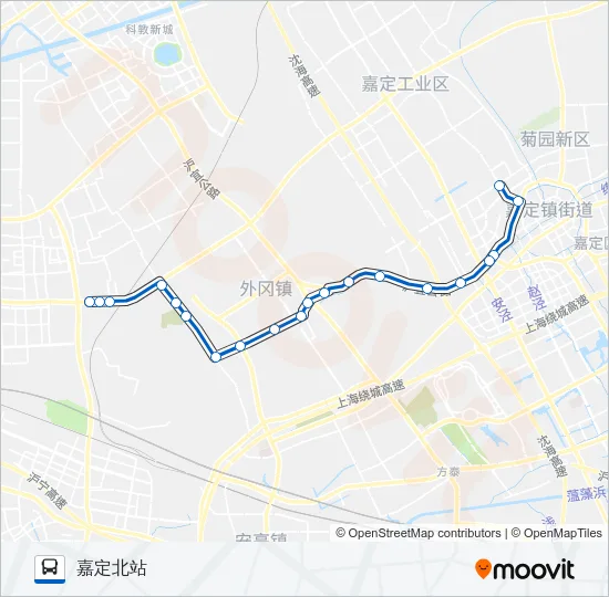 嘉牛专线 Bus Line Map