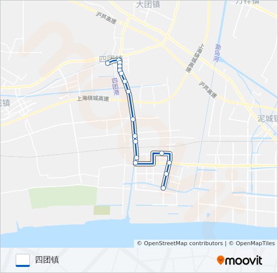 四团2路 bus Line Map