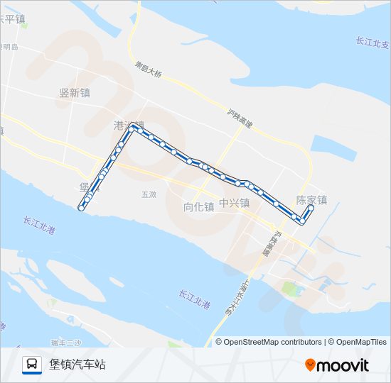 公交堡安专路的线路图