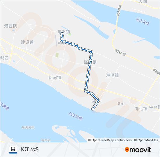 堡胜专线 Bus Line Map