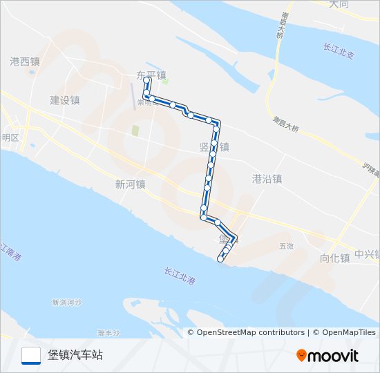 堡胜专线 bus Line Map