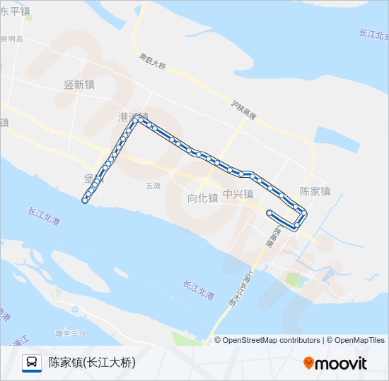公交堡陈中路的线路图