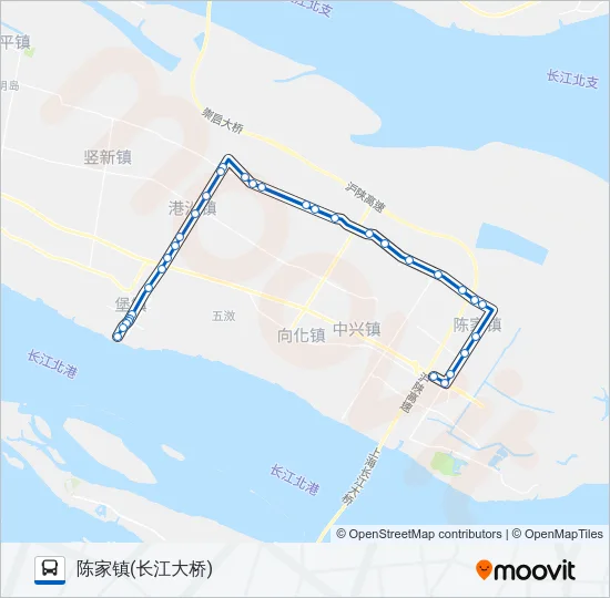 堡陈北线 Bus Line Map
