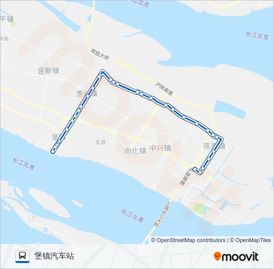 公交堡陈北路的线路图