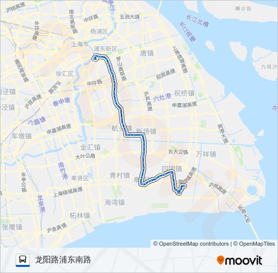 塘邵专线 Bus Line Map