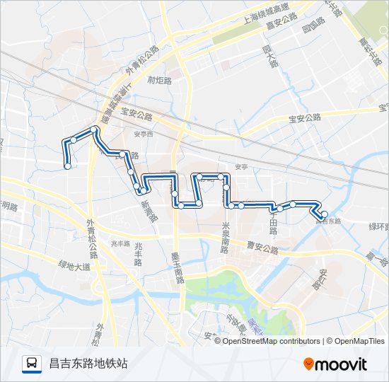 安亭3路 bus Line Map