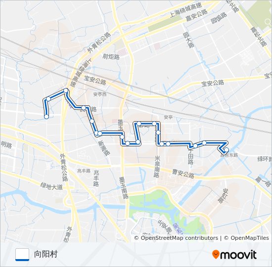 安亭3路 bus Line Map