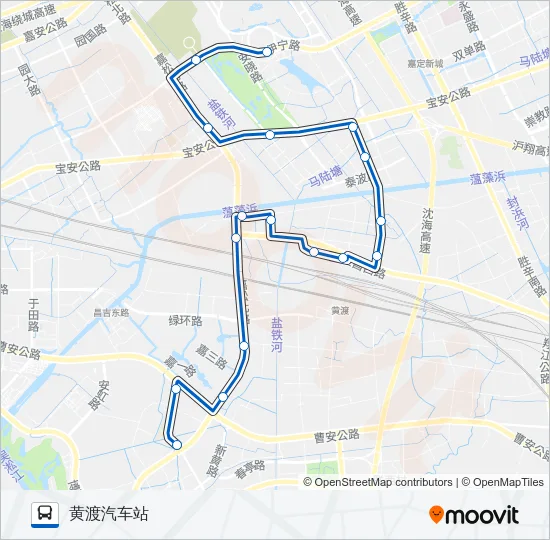 安亭8路 Bus Line Map