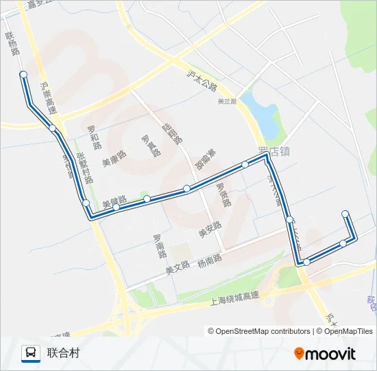 宝山4路 Bus Line Map