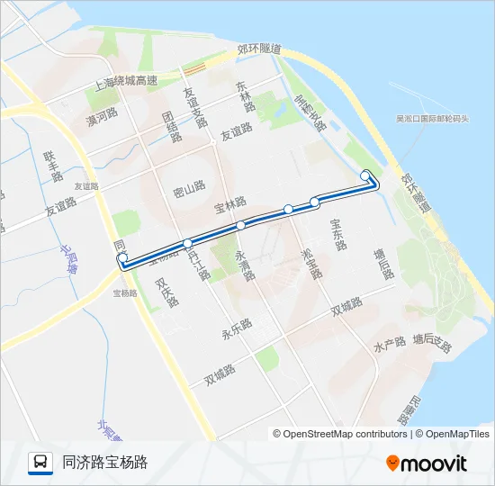 宝山9路 Bus Line Map