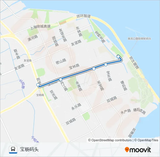 宝山9路 Bus Line Map