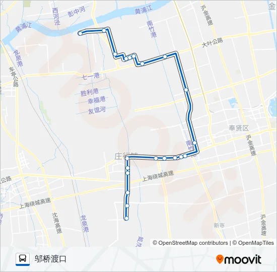 庄行2路 Bus Line Map