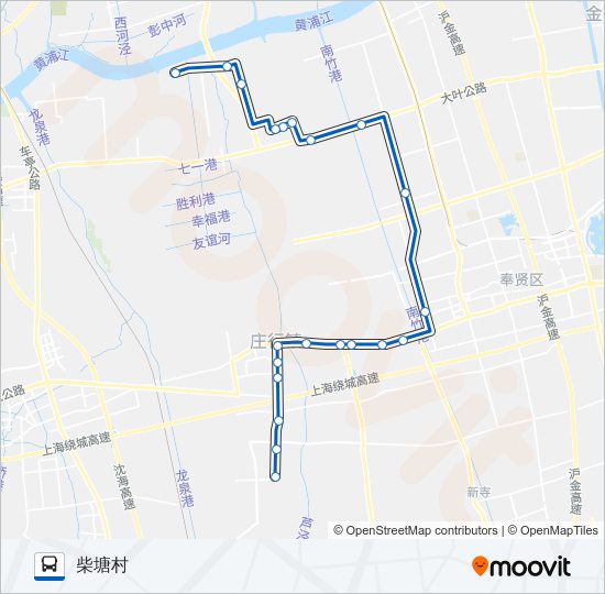 庄行2路 bus Line Map