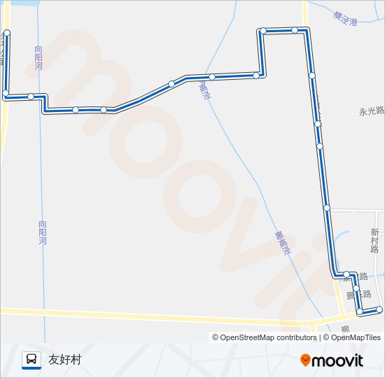 廊下五路 Bus Line Map