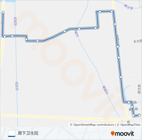 廊下五路 bus Line Map