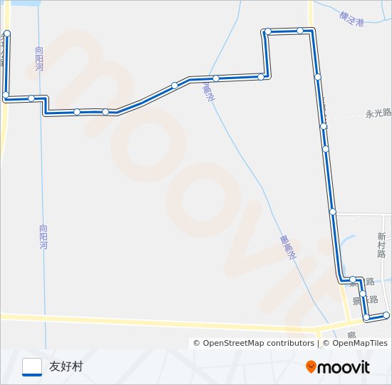 廊下五路 bus Line Map