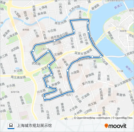 旅游一线 Bus Line Map