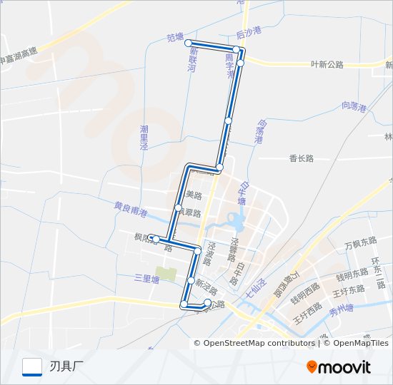 枫泾一路 bus Line Map