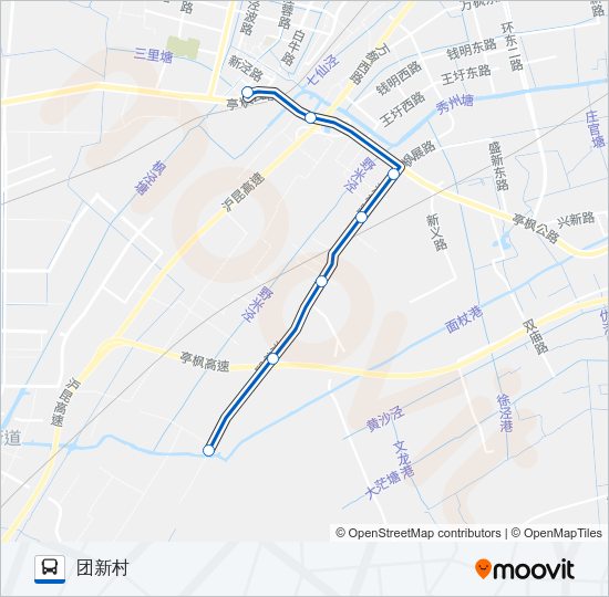 枫泾二路 Bus Line Map