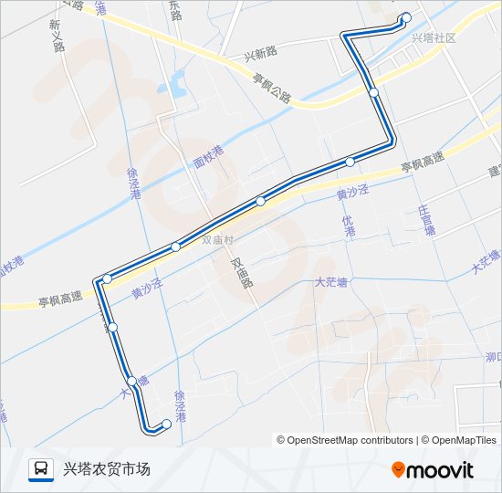 枫泾四路 bus Line Map