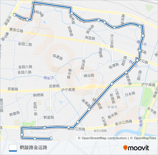 江桥2路 bus Line Map