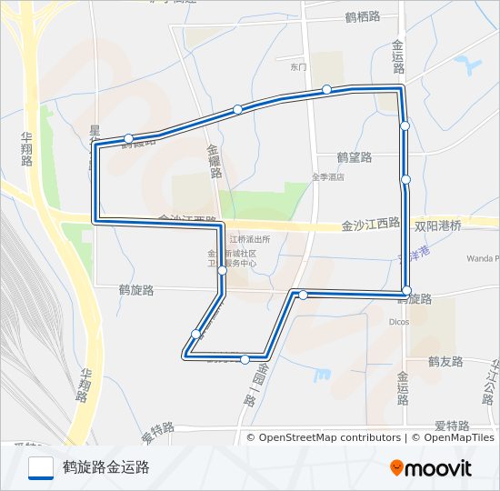 江桥3路 bus Line Map