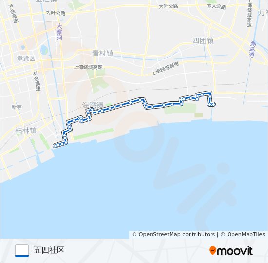 海湾3线 bus Line Map