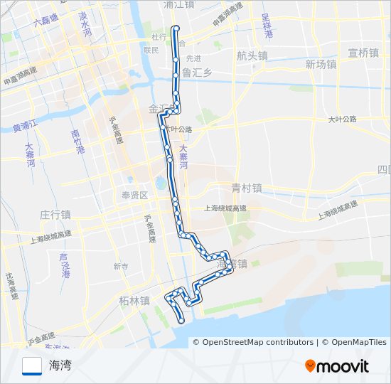 海航专线 bus Line Map