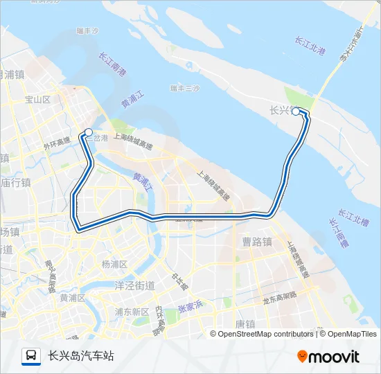 公交申崇五路的线路图