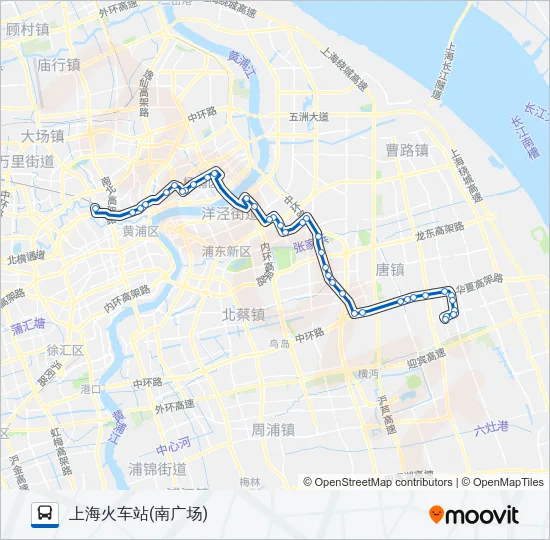 申川专线 Bus Line Map