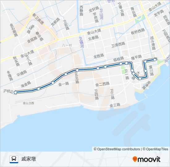 公交石化3路的线路图