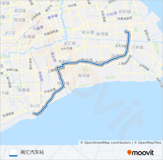 石南专线 bus Line Map