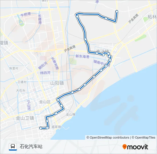 石胡专线 Bus Line Map