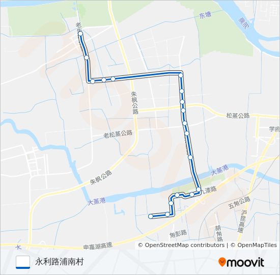 练塘2路 bus Line Map