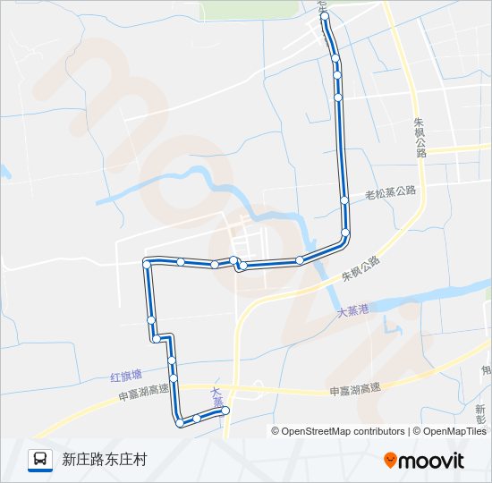 练塘3路 Bus Line Map
