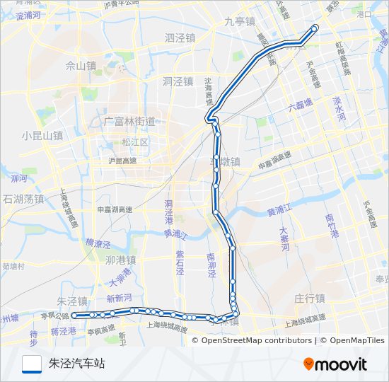 莲金专线 bus Line Map