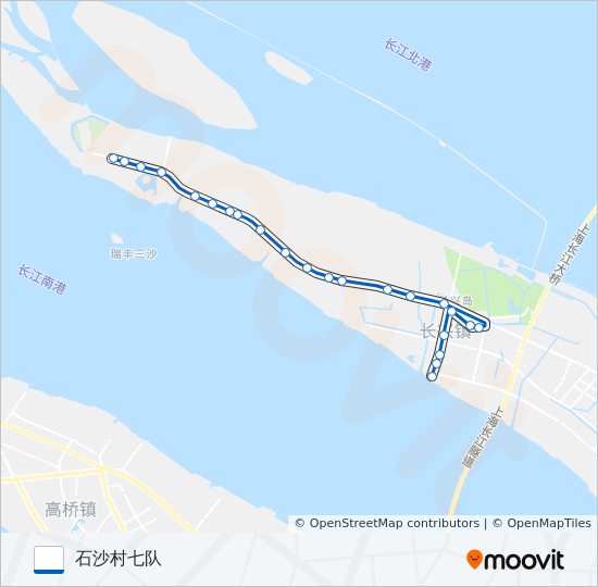长兴3路 bus Line Map