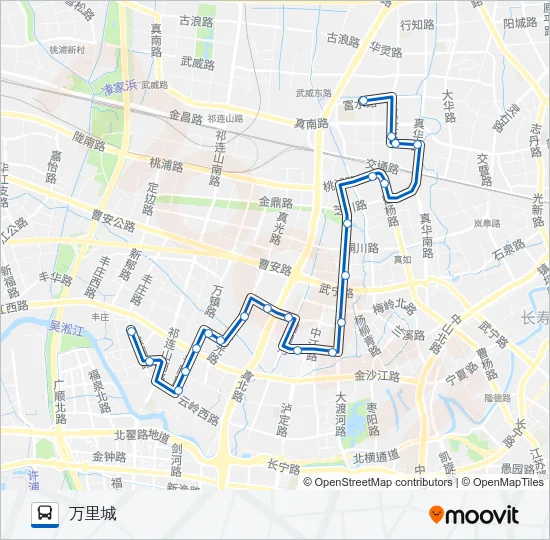 长征1路 Bus Line Map