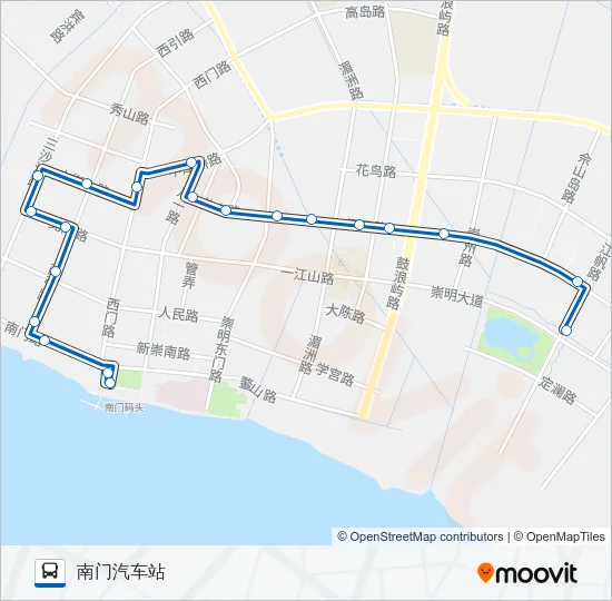 1701路 Bus Line Map
